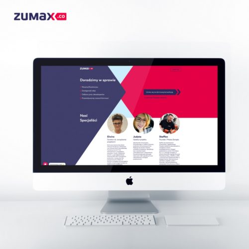 Zumax Landing Page